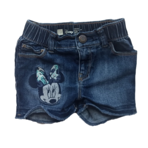 Baby Gap Minnie Mouse Jean Shorts * 3T - Picture 1 of 4